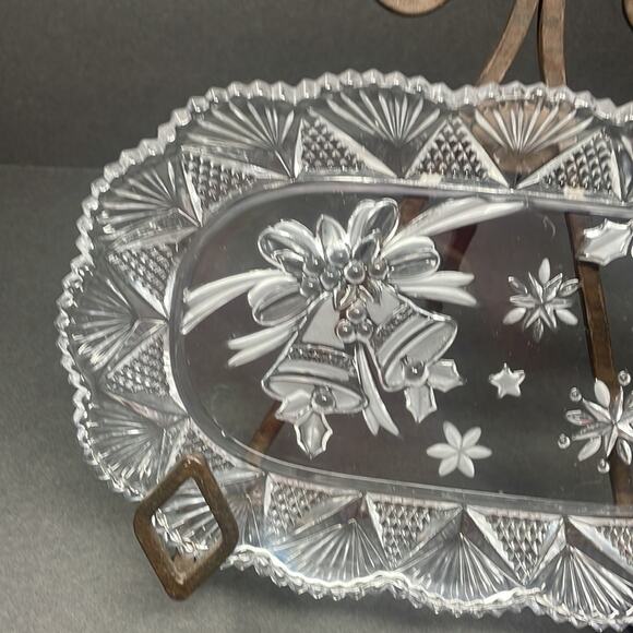 Studio Nova Holiday Bells Scalloped Rim Dessert Tray - Picture 3 of 8